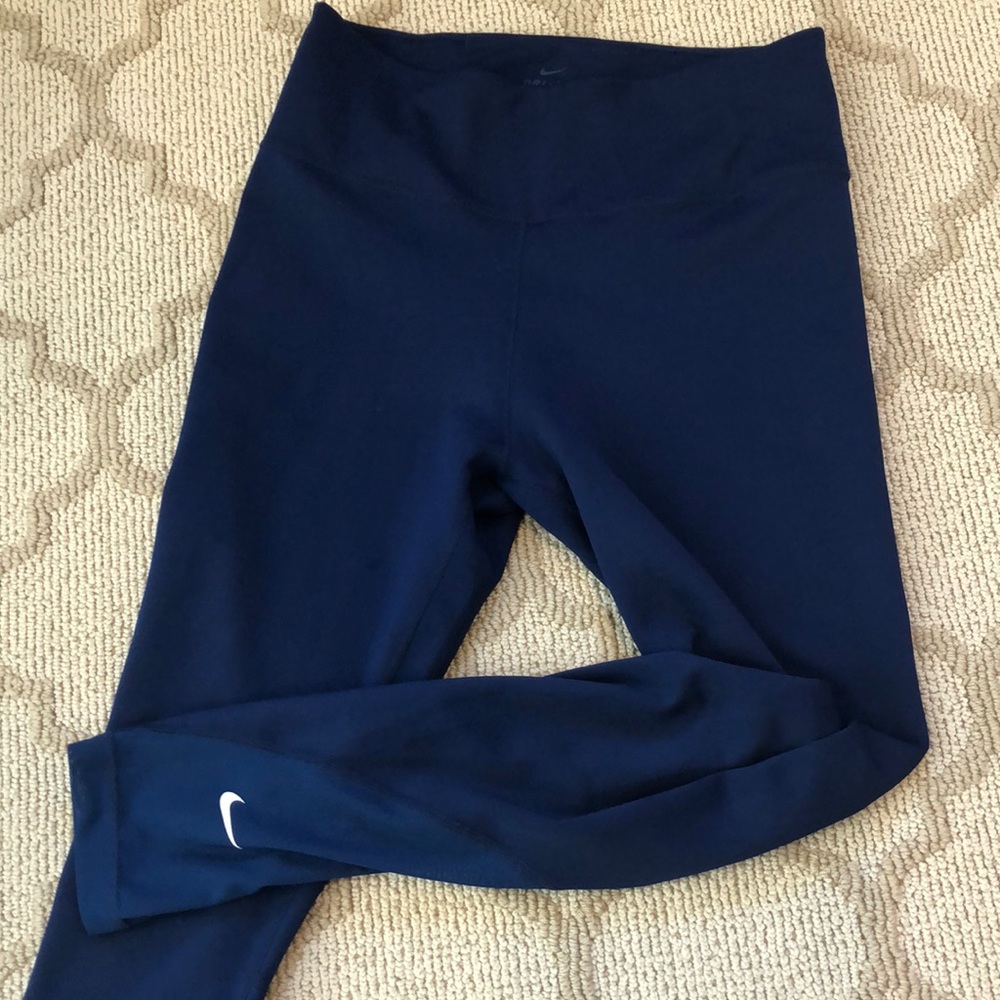Blue nike leggings